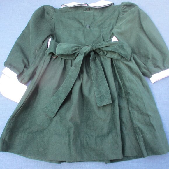 NWT VINTAGE FRIEDKNIT CREATIONS ~ CHRISTMAS SMOCKED DRESS ~ 12 mo. ~ EMBROIDERY - Picture 3 of 6